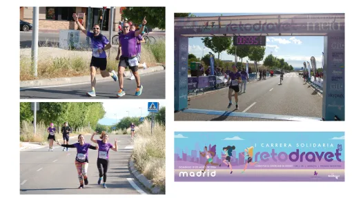 Collage fotos de la carrera