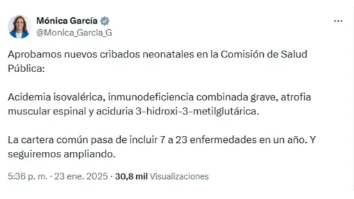 Tweet Mónica Gracía