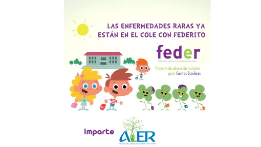 Dibujo de Federito, un trébol de cuatro hojas con ojos saltones