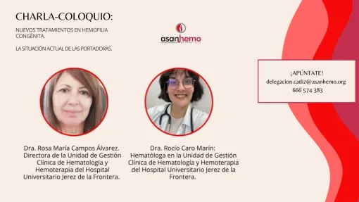 Cartel de la charla.