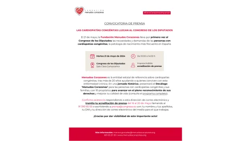 Convocatoria de prensa