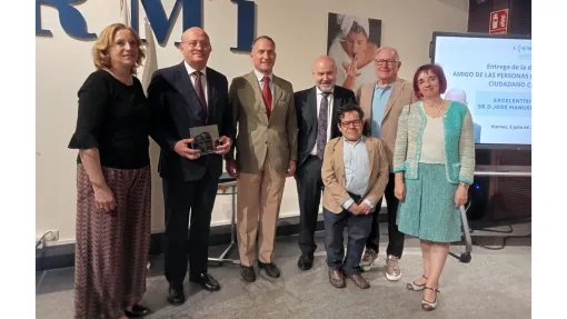 José Manuel Zuleta recoge su reconocimiento Amigo de las personas con discapacidad – ciudadano CERMI