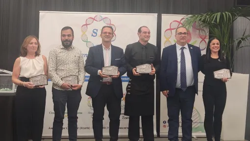 Fotografía de los premiados