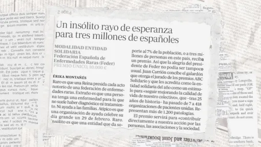 Recorte del impacto en el periódico impreso.