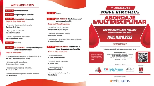 Cartel y programa: misma información que la noticia.