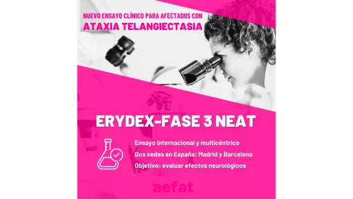 Nuevo ensayo clínico para afectados con Ataxia Telangiectasia