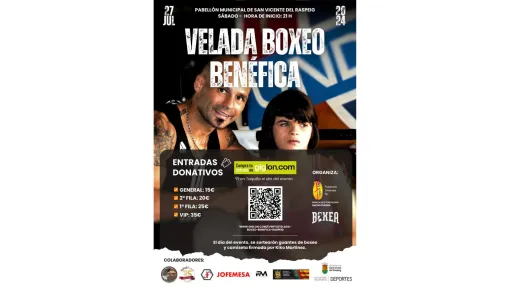 Cartel de la velada de boxeo