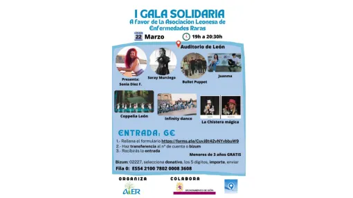 Cartel promocional de la gala