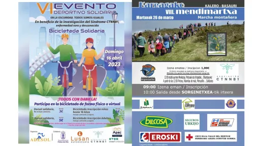 ¡No te puedes perder las próximas actividades solidarias en favor de CTNNB1!