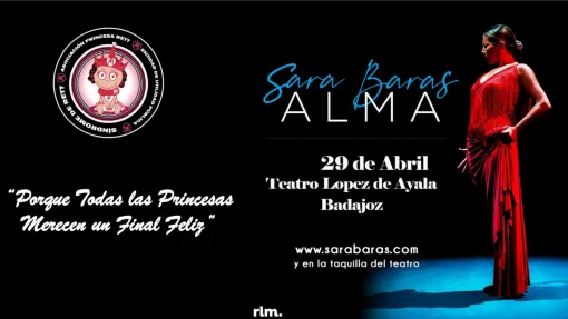 Sara Baras bailará en Badajoz en apoyo solidario a la Asociación Mi Princesa Rett 