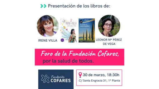 ¡Solo quedan unos días para la presentación del libro sobre convivir con neuralgia trigeminal de Leonor Pérez de la Vega en Madrid!