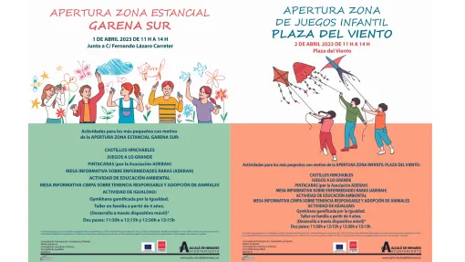 Cartel informativo de las actividades