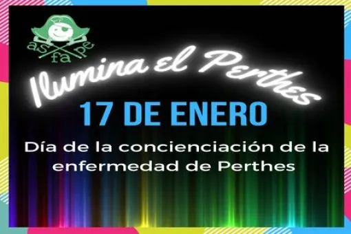 Iniciativa "Ilumina el Perthes" el 17 de enero con motivo del Día de la concienciación de la enfermedad de Perthes